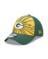 Фото #1 товара Men's Green, Gold Green Bay Packers Shattered 39THIRTY Flex Hat
