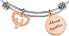 Steel bracelet with bronze ornaments LPS05AQJ01