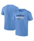 Фото #1 товара Men's Blue Winnipeg Jets Authentic Pro Wordmark Alt Logo T-shirt