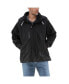 Фото #1 товара Big & Tall Lightweight Rain Jacket - Waterproof Raincoat with Detachable Hood