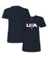 ფოტო #1 პროდუქტის Women's Navy USA Baseball 2023 World Baseball Classic Country T-shirt