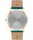 ფოტო #3 პროდუქტის Men's Bold Evolution 2.0 Swiss Quartz Green Leather Watch 40mm