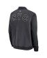 Фото #3 товара Men's Charcoal New York Mets 2024 City Connect Authentic Collection Game Time Full-Zip Bomber Jacket