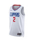 Фото #2 товара Men's Kawhi Leonard White LA Clippers Swingman Jersey - Association Edition