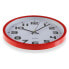 Настенное часы Versa Красный Пластик 3,8 x 25 x 25 cm