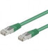 Wentronic CAT 5e Patch Cable - F/UTP - green - 0.25 m - Cat5e - F/UTP (FTP) - RJ-45 - RJ-45