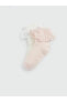 Фото #2 товара LCW baby Kendinden Desenli Kız Bebek Soket Çorap 2'li