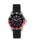 ფოტო #1 პროდუქტის Dive Pro 200 Black or Brown Genuine Leather Band Watch, 51mm