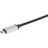 Renkforce RF-4888284 - 0.15 m - USB C - USB A - USB 3.2 Gen 1 (3.1 Gen 1) - Black - Silver
