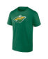 Men's Green Minnesota Wild Alternate Logo T-shirt