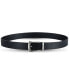 Men's Faux-Leather Track Lock Belt