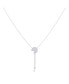 Pac-man Candy Design Bolo Adjustable Sterling Silver Diamond Lariat Women Necklace