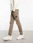 Napapijri Milagaro tapered cargo trousers in brown