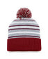 ფოტო #2 პროდუქტის Men's Maroon Mississippi State Bulldogs Dash Cuffed Knit Hat with Pom