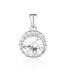 Elegant silver pendant with zircons SVLP0620SH2BI00