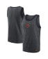 ფოტო #1 პროდუქტის Men's Heathered Charcoal Chicago Bears Tri-Blend Tank Top