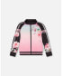 ფოტო #1 პროდუქტის Girl Athletic Vest Gradient Pink Printed Big Flowers - Toddler|Child