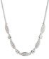 Givenchy silver-Tone Pavé & Crystal Statement Necklace, 16" + 3" extender Серебристый - фото #1