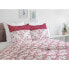 Bettwsche-Set 220 x 240 cm HOME LINGE PASSION FRISE: Bettbezug + 2 Kissenbezge 100 % Baumwolle, Fadenzahl 57 Burgunderrot