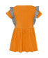 Фото #3 товара Girls Toddler Tennessee Orange Tennessee Volunteers Too Cute Tri-Blend Dress