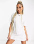 Фото #8 товара Nike Essential mini swoosh t-shirt dress in white