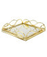 Фото #1 товара Mirror Napkin Holder with Leaf Design