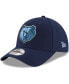 Фото #1 товара Men's Navy Memphis Grizzlies Official Team Color The League 9FORTY Adjustable Hat