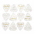 Fender White Pearloid Pick Set M