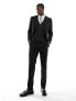 Фото #10 товара Костюм мужской SELECTED HOMME – Черные узкие брюки