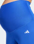 Фото #8 товара adidas Training Essentials 7/8 Leggings (Maternity) in Blue