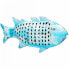 Decorative Figure Alexandra House Living Blue Mango wood Fish 10 x 28 x 62 cm