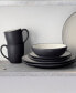 Colorwave Coupe 16-Pc. Dinnerware Set, Service for 4