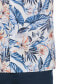 Men's Tropical Floral-Print Linen Blend Shirt