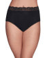 Flattering Lace Stretch Brief Underwear 13281, also available in extended sizes