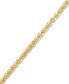 ფოტო #3 პროდუქტის Sparkle Chain Ankle Bracelet, 10" (1-1/2mm) in 14k Yellow Gold or 14k White Gold.