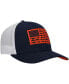 Men's Navy Auburn Tigers PFG Tonal Fish Flag Flex Hat