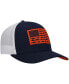 Фото #4 товара Men's Navy Auburn Tigers PFG Tonal Fish Flag Flex Hat