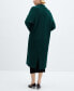 ფოტო #2 პროდუქტის Women's Pockets Detail Oversized Knitted Coat
