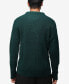 ფოტო #2 პროდუქტის Men's Crewneck Mixed Texture Sweater
