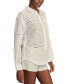 ფოტო #3 პროდუქტის Women's Cotton Schiffli Embroidered Prep Shirt