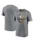 Фото #2 товара Men's Heathered Gray Pittsburgh Steelers Icon Legend Performance T-shirt