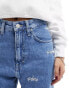 Tommy Jeans ultra high rise critter tapered mom jean in mid wash Mittelblauer Denim, W27 L34 - фото #4