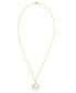 Фото #2 товара Macy's diamond Accent Gold-plated Map Pendant Necklace