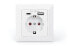 Фото #8 товара DIGITUS Safety Plug for Flush Mounting with 1 x USB Type-C, 1 x USB A