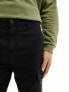 River Island cargo trouser in black