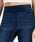 ფოტო #3 პროდუქტის Women's Pull-On Frayed-Hem Flare-Leg Denim Jeans
