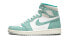 Фото #3 товара Кроссовки Nike Air Jordan 1 Retro High Turbo Green (Белый, Голубой)