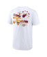 Фото #4 товара Men's White Miami Heat Street Collective T-shirt