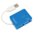 LogiLink USB 2.0 4-Port Hub - 480 Mbit/s - Blue - Windows 98SE/ME/200/XP/Vista/2003/7 - 106 mm - 158 mm - 25 mm - фото #2