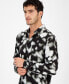 Фото #3 товара Men's Ethereal Long Sleeve Button-Front Camp Shirt, Created for Macy's